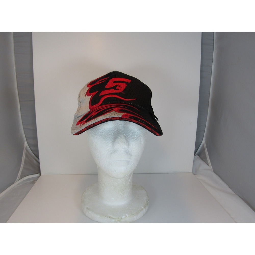 Snap On Racing 66 Flames Hat Men's Adjustable Black Gray Red Flame